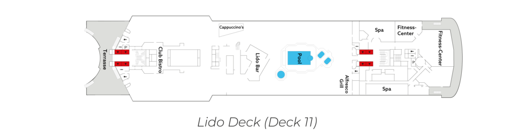 Deck 11 - Lido Deck