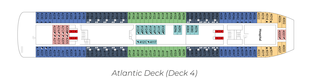 Deck 4 - Atlantic Deck