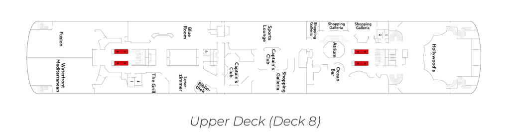 Deck 8 - Upper Deck